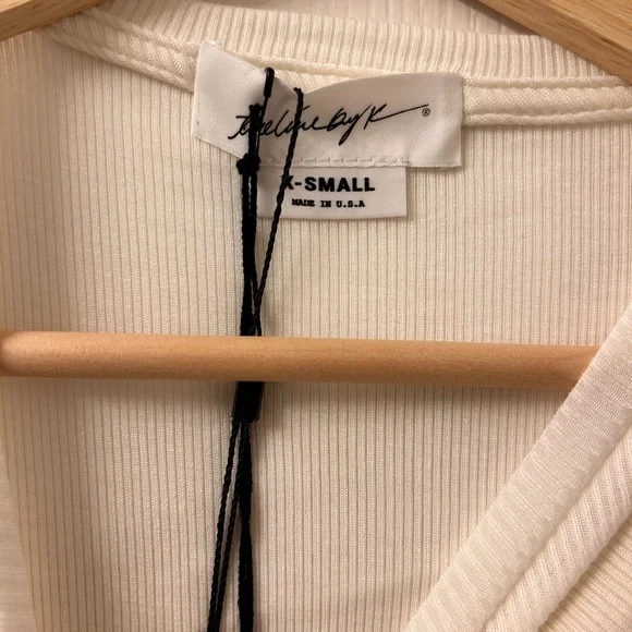 The Line by K: Smythson Top in White - Picture 6 of 8